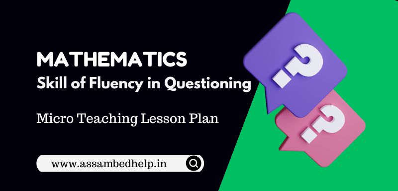 Skill of Fluency in Questioning Micro Lesson Plan PDF Download